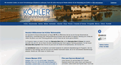 Desktop Screenshot of koehler-wohnmobile.de