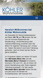 Mobile Screenshot of koehler-wohnmobile.de